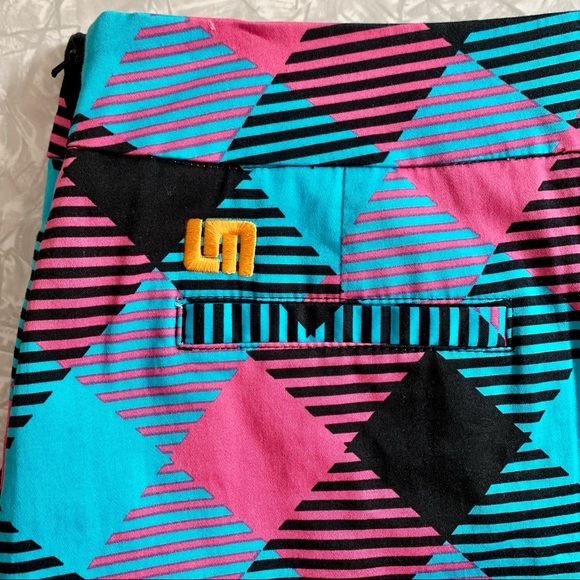 Loudmouth Pink and Blue Plaid Skort - Picture 5 of 6